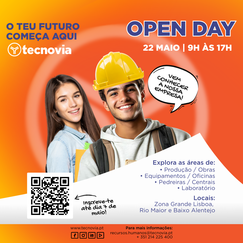 Open Day 2025 Tecnovia | Sign up by 7th May!