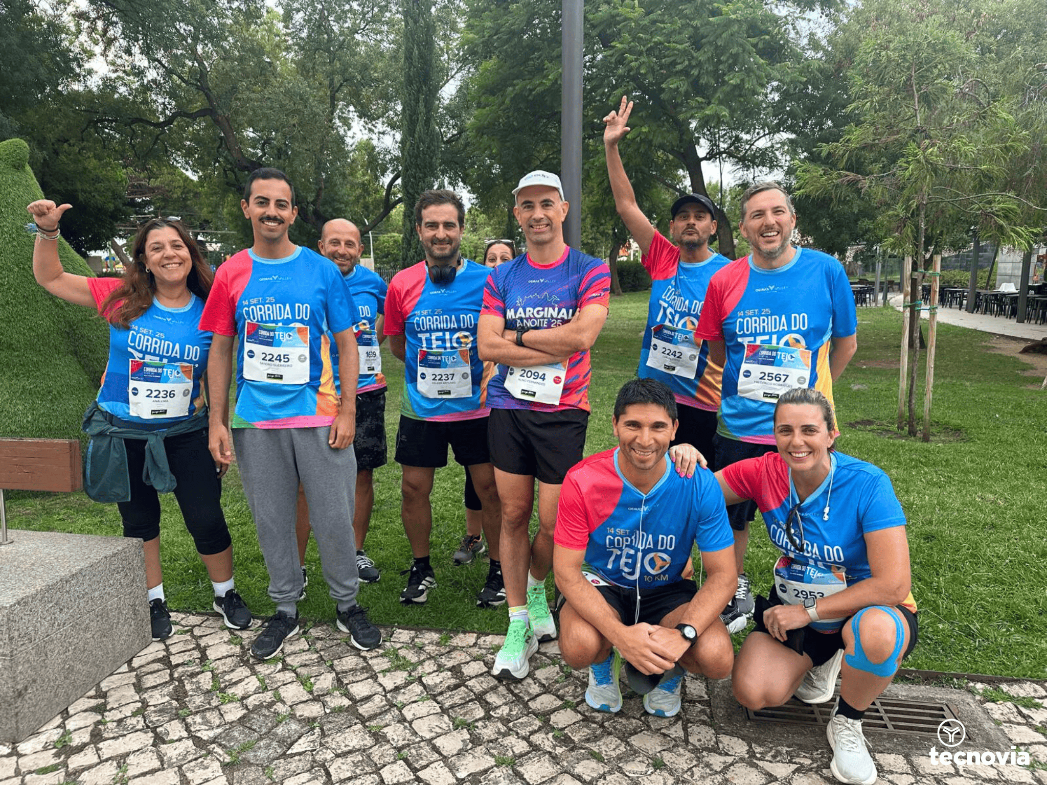 Tecnovia na Corrida do Tejo: Desporto & Equipa