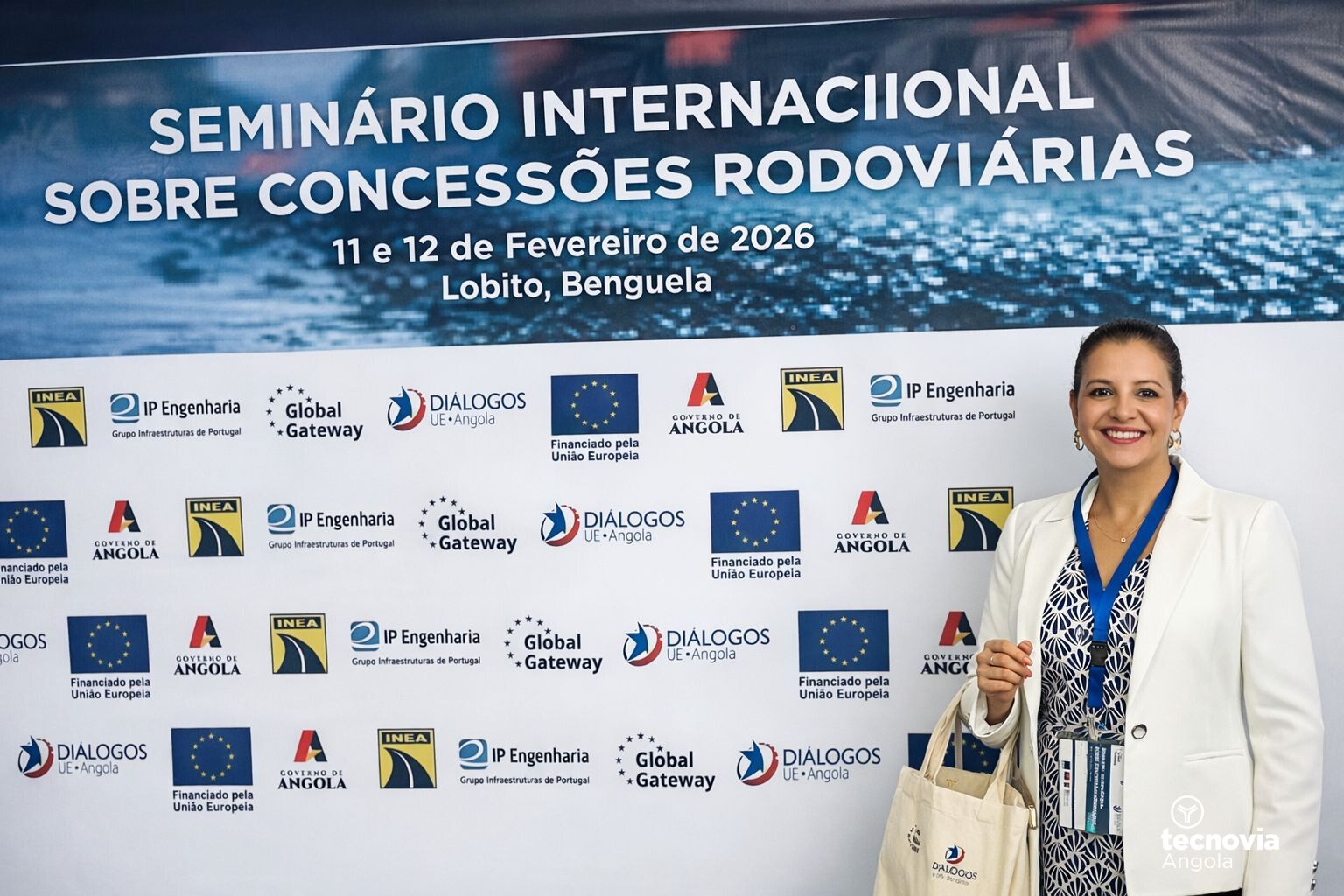 Tecnovia Angola participa em Seminário Internacional sobre Concessões Rodoviárias no Lobito