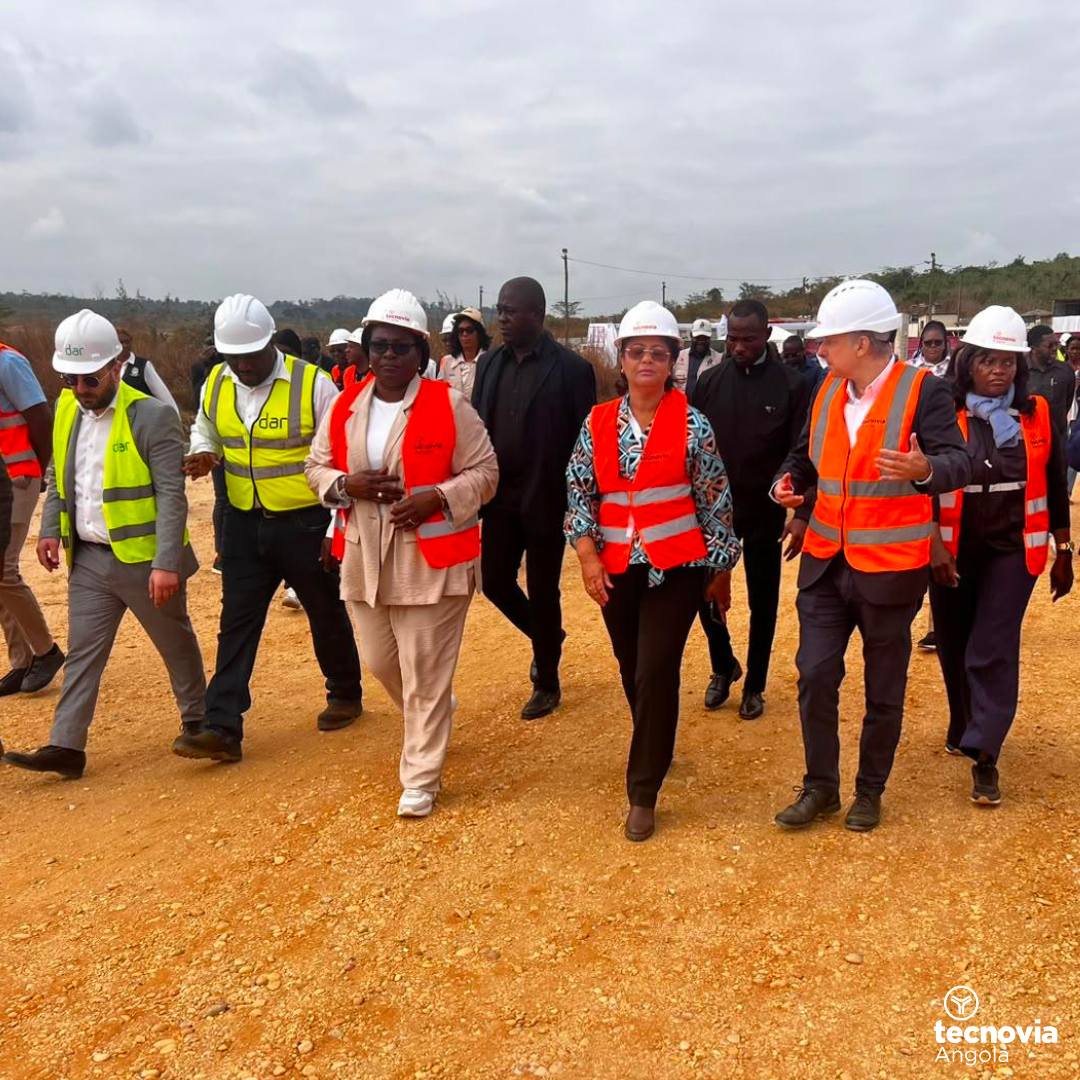 Tecnovia Angola recebe a Ministra do Ambiente no Aterro Sanitário de Cabinda